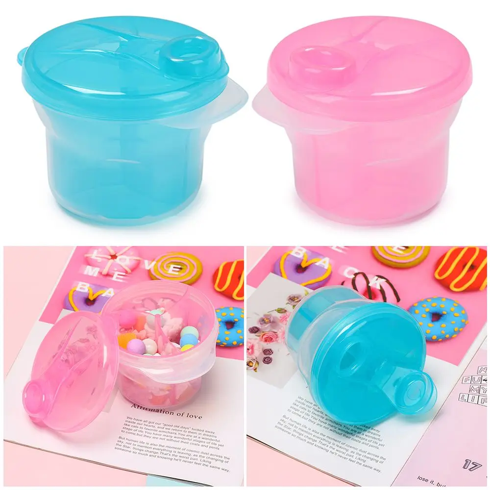3 Doses Formula Container Baby Milk Powder Dispenser Snack Pot Storage Baby Food Storage Containers