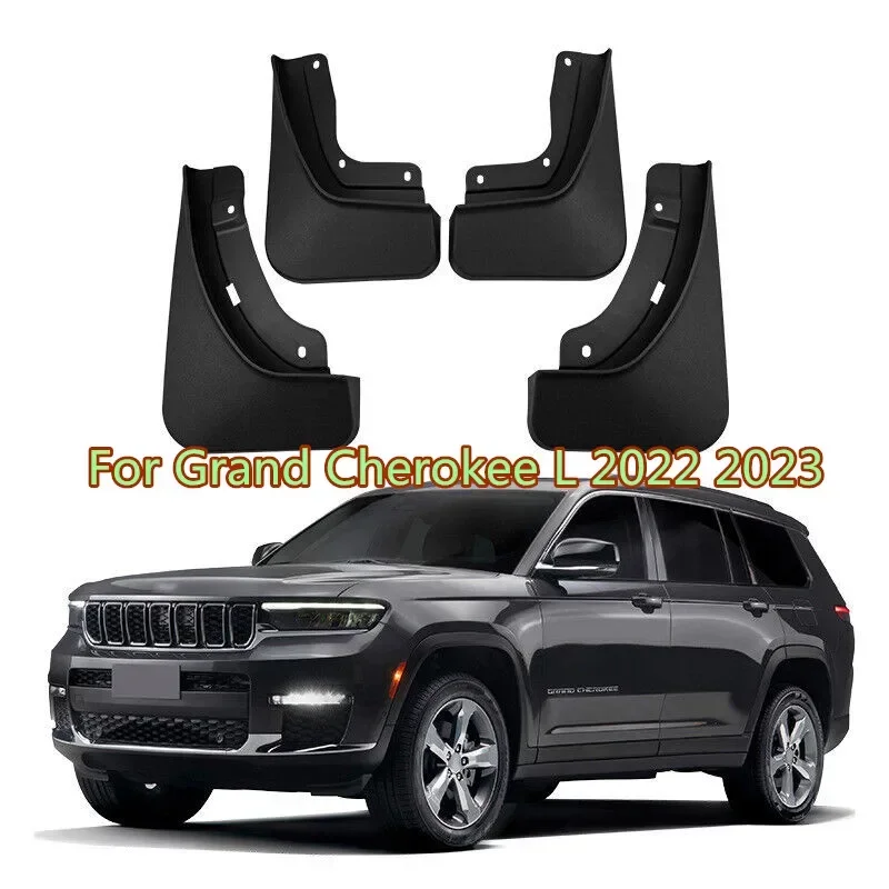 

4Pcs/Set Splash Guards Mud Flaps Mud Fender Mudguard Flares Flap Splash Mud For Grand Cherokee L 2022 2023