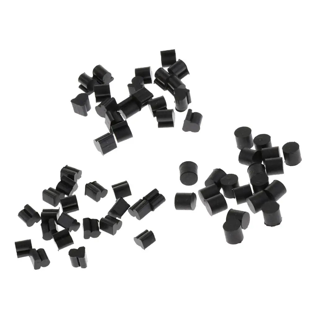 Set of 20pcs Rotor Rubber French Horn Trombone Tuba Set (Black) trombone repair accessories,woodwind instrument accessories