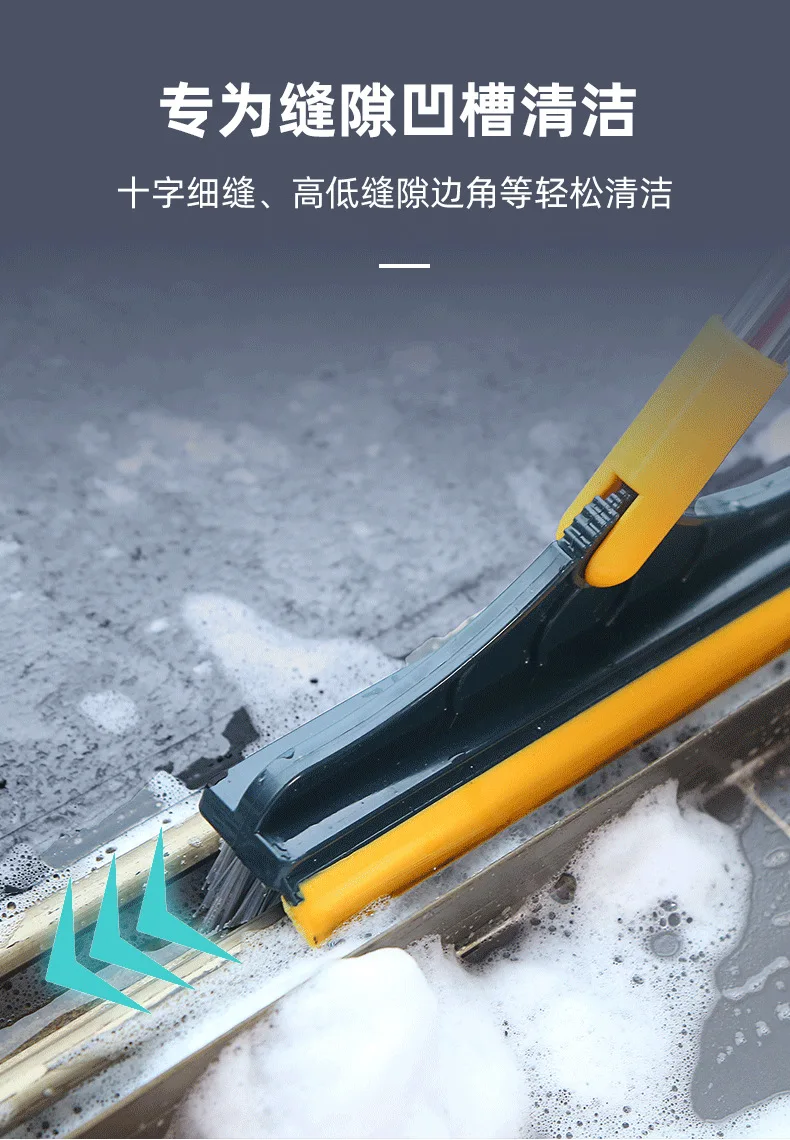 Brosse à Récurer De Pont 9 Pouces - Poils Rigides, Poignée Solide, Pour Nettoyage Intensif Extérieur