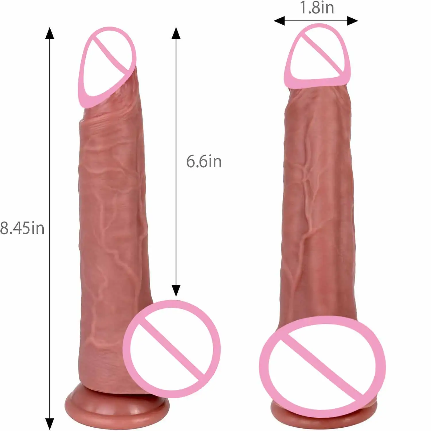 Big Penis Realistic Dildo Double Penetration Thick Huge Anal Plug Soft Vagina Masturbator Fake Dick Sexy Adult Sex Toy for Women