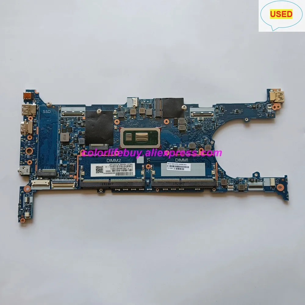 

Оригинальная б/у планшетофон i7-8665U L64980-001 6050A3059101-MB-A01 для ноутбука HP EB x360 830 G6