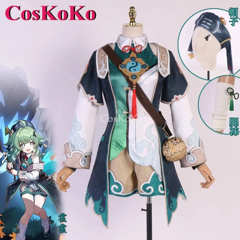 

CosKoKo HuoHuo Cosplay Anime Game Honkai: Star Rail Costume Sweet Lovely Uniform Dress Halloween Party Role Play Clothing XS-XL