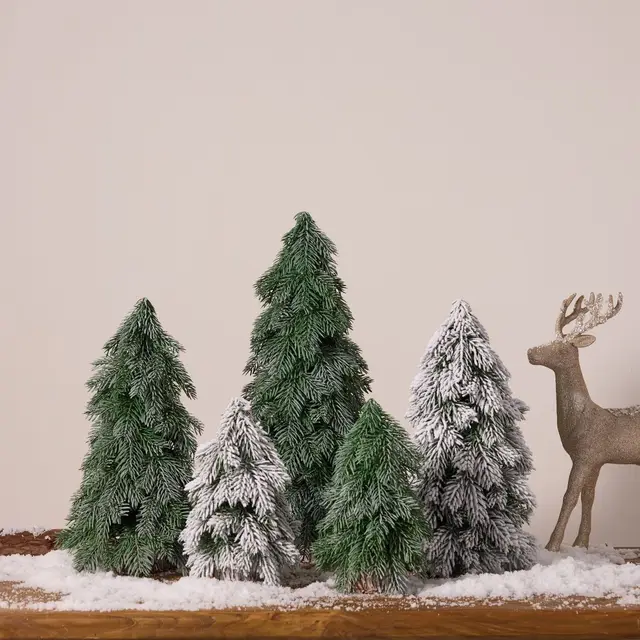 New small Christmas tree PE material encrypted desktop advanced Christmas atmosphere home decoration ins Christmas tree 30cm/60m 1