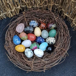 Natural Agate Stone Mineral Crystal Ball Egg Quartz Rock Chakra Reiki Healing Room Home Decor Aquarium Decoration Maison Easter
