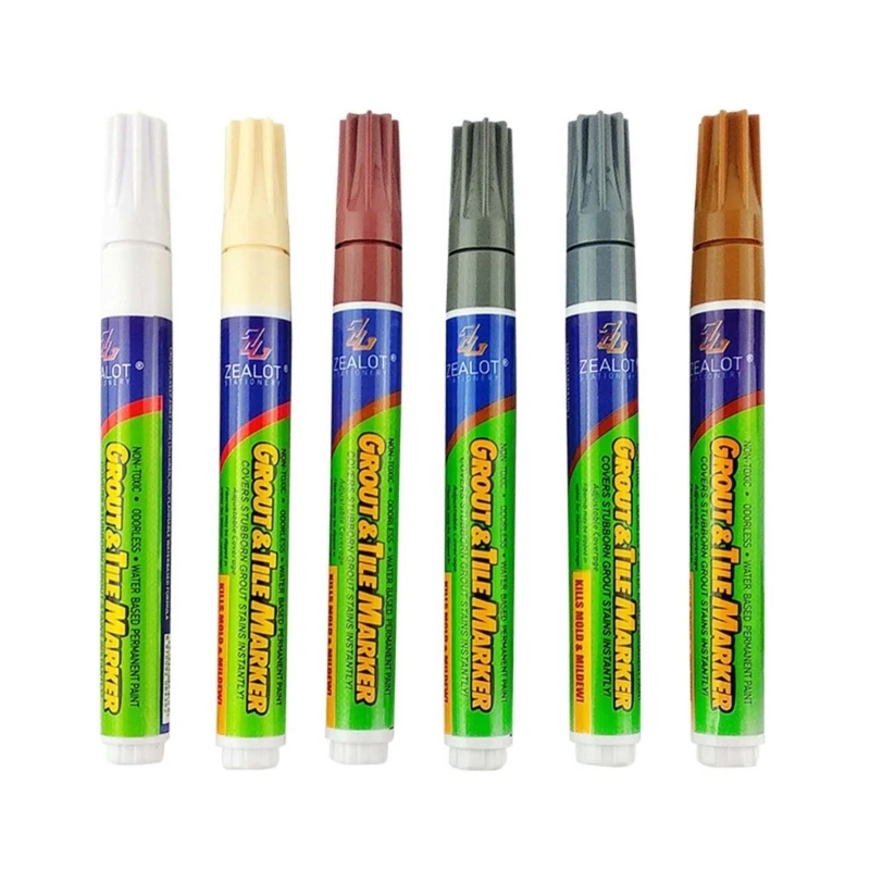 Tile Grout Pens Repair Marker Wall Floor Grout Restorer Tile Seam Repair Pen Dropship beautiful seam electric seam cleaner beautiful seam agent construction tool ceramic tile floor tile cleaning slotter seam art