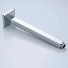  Rozin Black G1/2 Wall Mounted Shower Arm Free Shipping Stainless Steel Shower Head Holder  Shower Fixed Pipe for Shower Set 