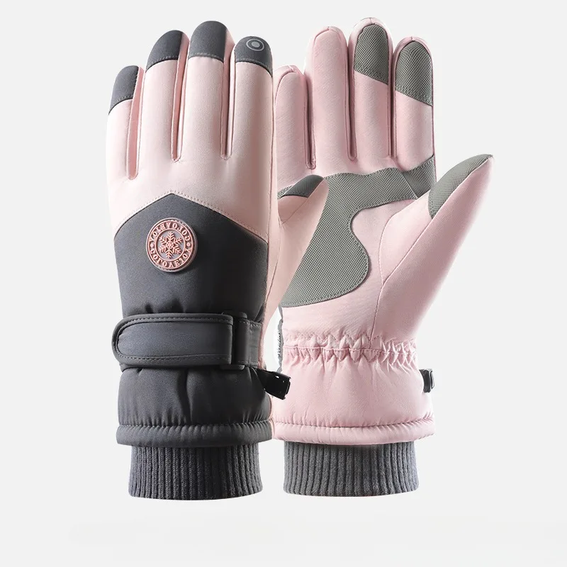 Ski Gloves Winter Gloves for Women Men Snowboard Mittens Touchscreen Gloves Snowmobile Motor Waterproof Thermal Snow Gloves 4