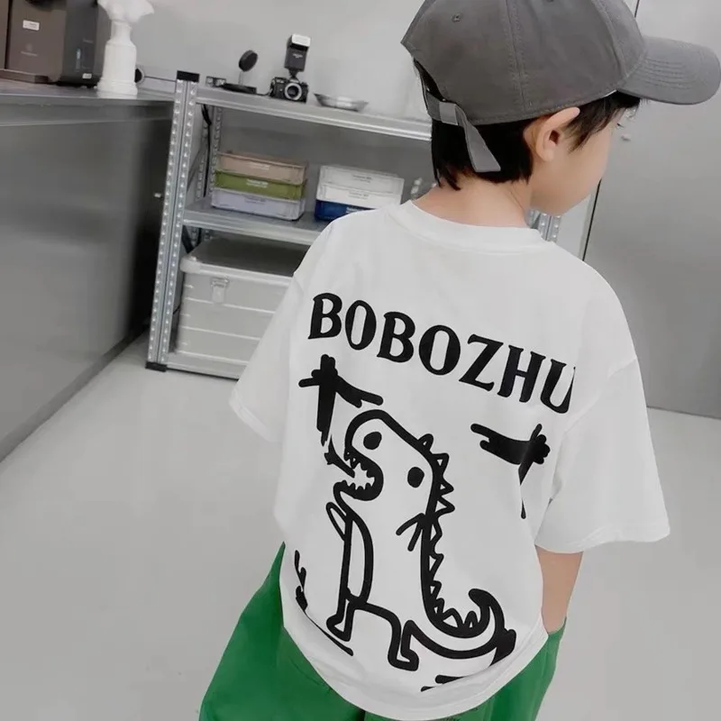 

T-shirts For Baby Tshirt Infant Tops Children's T-shirt Korea Korean Summer Clothes Tee Short Sleeve Boy Tees Kids Boys Boy's
