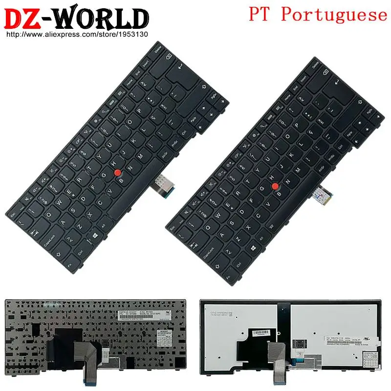 

Португальская клавиатура PT для Lenovo Thinkpad T440 T440S T450 T450S T460 L470 L440 L450 L460 E431 E440 04Y2785 04Y0846 01AX332
