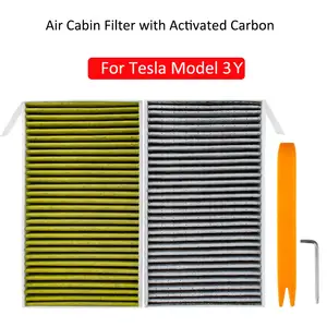 For Tesla Model 3 17-22 Car Air Intake Filter Air Inlet Filter Replacement  1pc - Air Filters - AliExpress