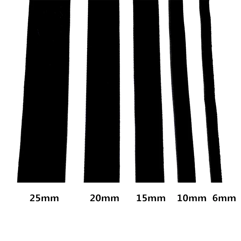 Velvet Ribbon 5 yards 6-25mm Velvet Ribbon Wedding Party Decoration Handmade Ribbon Gift Wrapping Hair Bowknot DIY Christmas