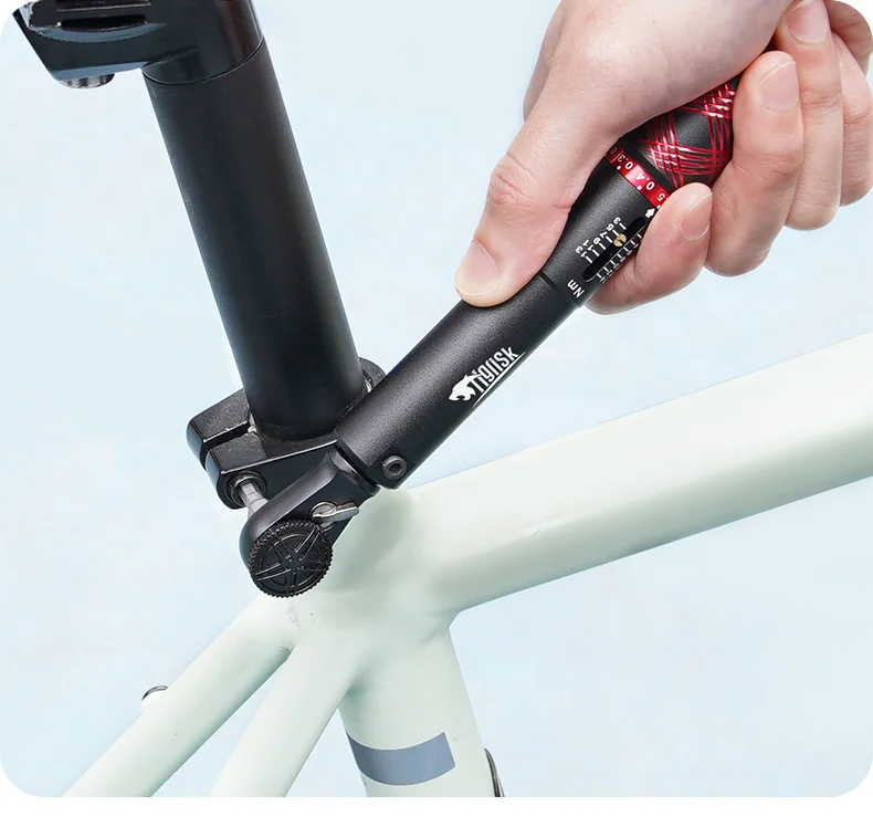 Fahrrad-Magnet-Drehmomentschlüssel-Set 1/4 Zoll 2-14 Nm, bidirektional, Inbusschlüssel-Werkzeug, Steckschlüssel, Motorrad-Reparaturset – Detail 12