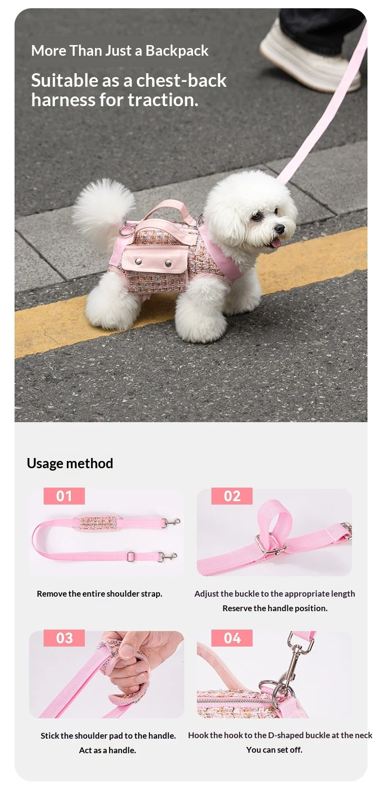 Outdoor Pet Walking Bag