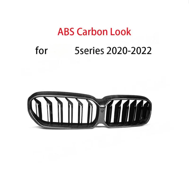 탄소 섬유 및 ABS 레이싱 프론트 그릴, 2020-2022 모델용 직접 교체형 범퍼 그릴