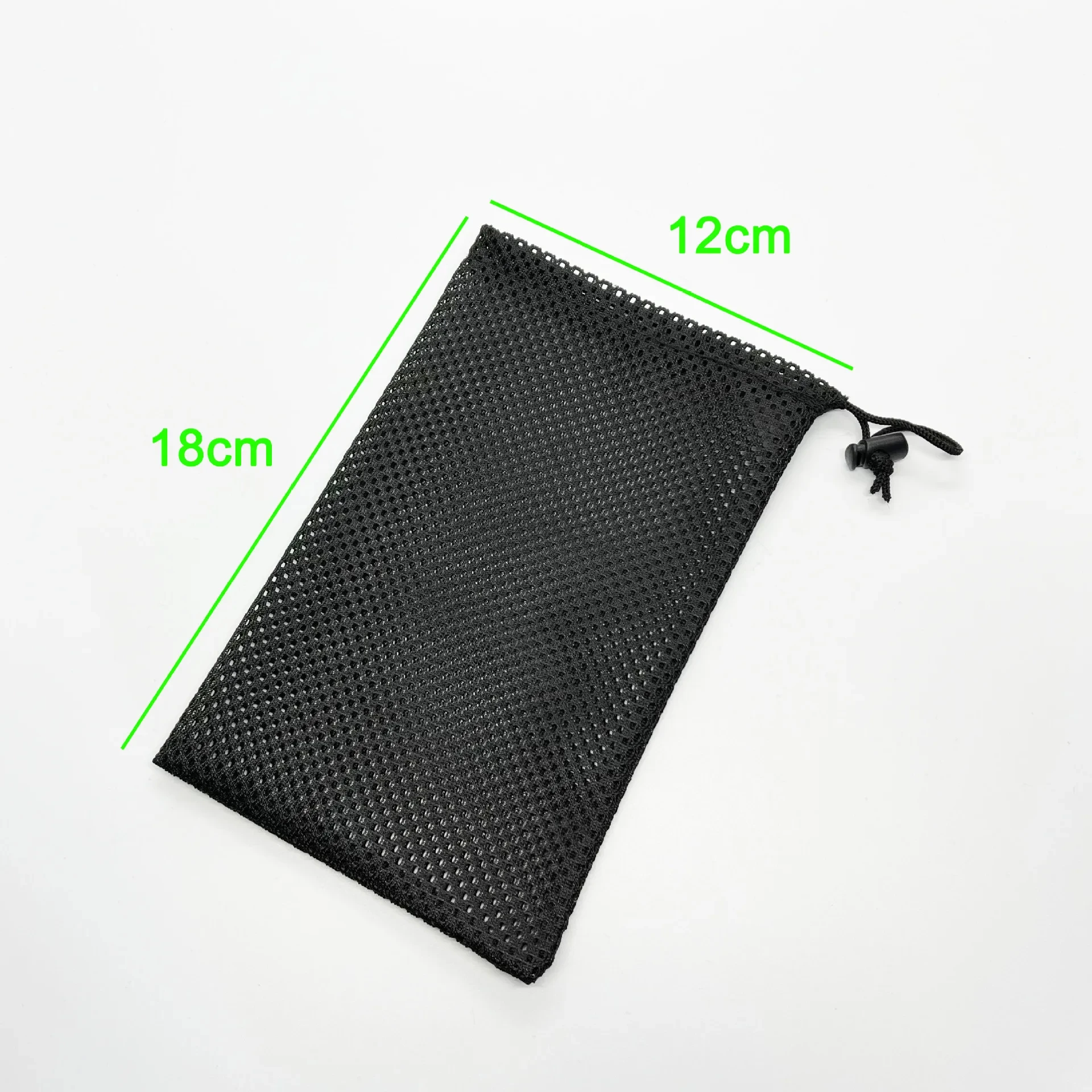 1pc Mesh Bag, Mesh Storage Bag, Polyester Bundle Pocket, Black Mesh Bag, Drawstring Mesh Bag, Drawstring Toy Bag BEST SELLERS