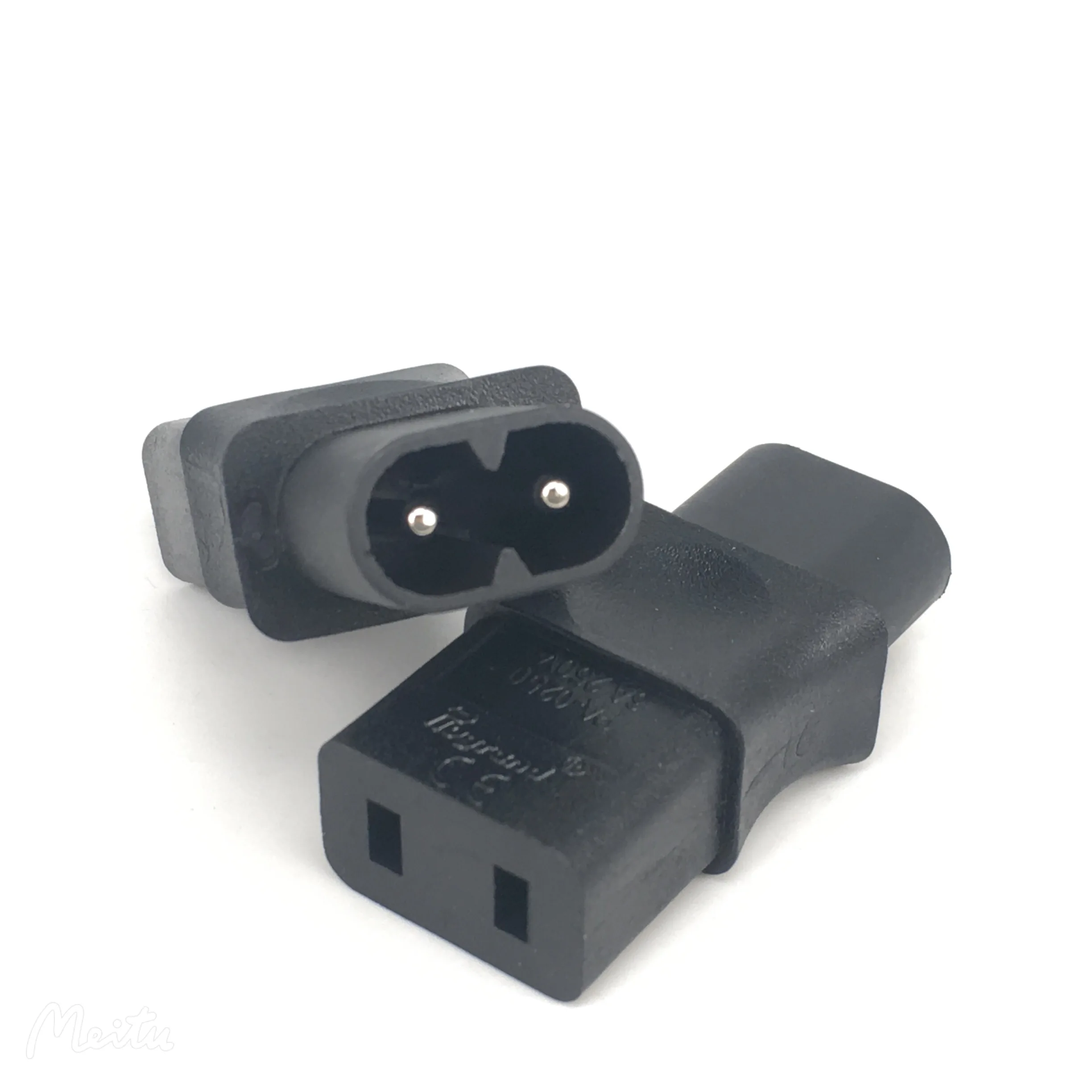 IEC 320 C8 Male To IEC 320 C9 2 Pin Female AC Adapter 6A / 250V ac adapter