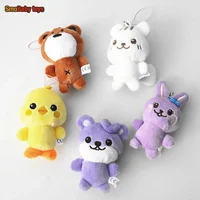 KPOP Idols Cartoon Cute Keychain Soft Short Plush Doll Keyring Pendant Girls Cotton Bag Accessories Irene SeulGi Wendy Fans Gift 1