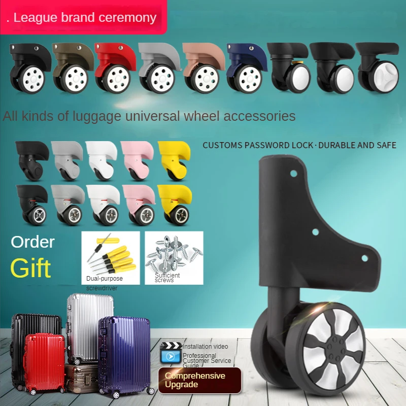 Suitcaseuniversalwheelboardingtoolboxtrolleyboxwheelrepair