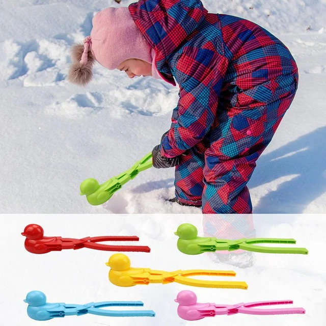 5pcs Maker Winter Outdoor Play Christmas Snow Toys With Handle For Kids Snow  Clip Playset Fight