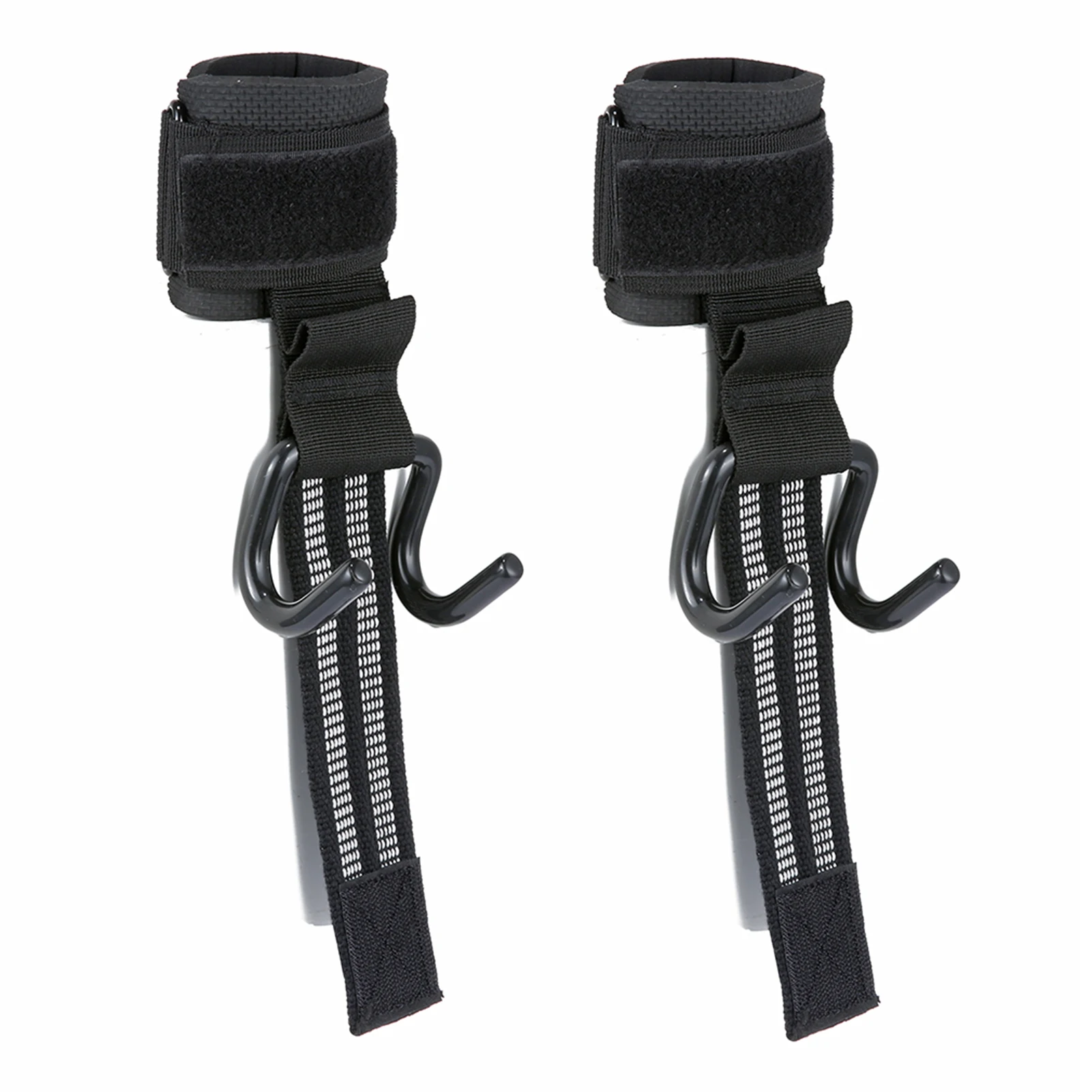 Weight Lifting Hooks Straps Pull-ups Power Lifting Grips Fitness Workout Hooks Straps Powerlifting Pull-Up Support For Fitness 5