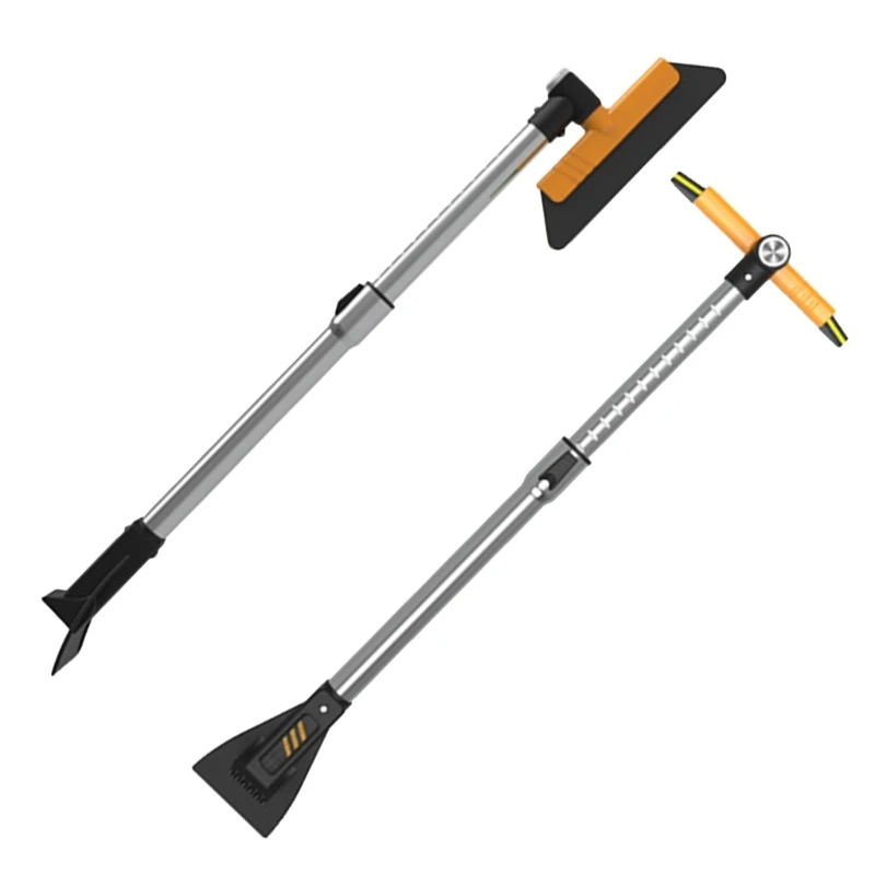 Car Snow Brush Ice Scraper Snow Removal Brush Windshield Snow Broom Car RV SUV