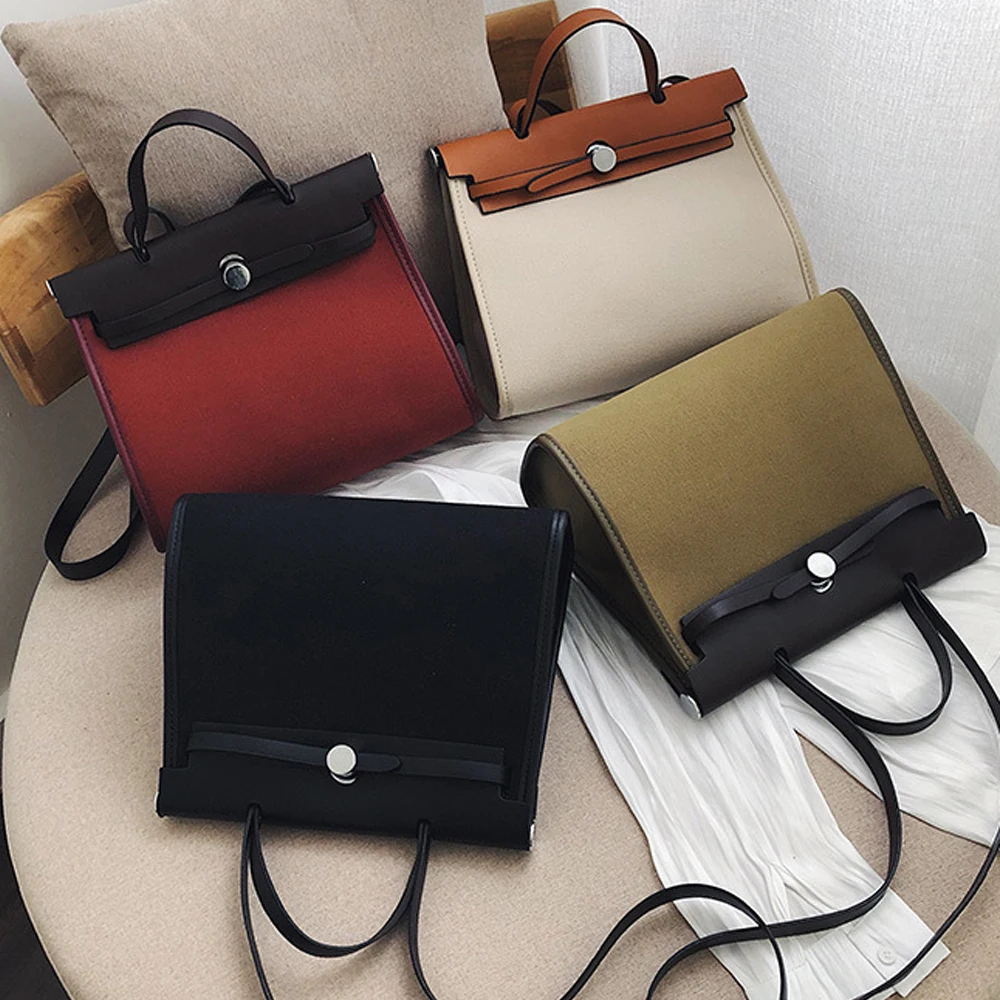 Patent Leather Women's Bag Herbag liner zipped Handbags Contrast Color Hand Bill of lading shoulder Bag handtassen dames women evening bag