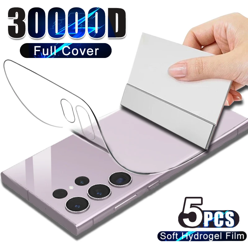 For Samsung Galaxy S23 Ultra S23+ Back Hydrogel Film Antifingerprint