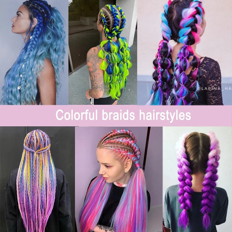 LUPU 24 inch synthetic giant woven hair cap heat-resistant fiber knitted hook design Halloween costume party Christmas