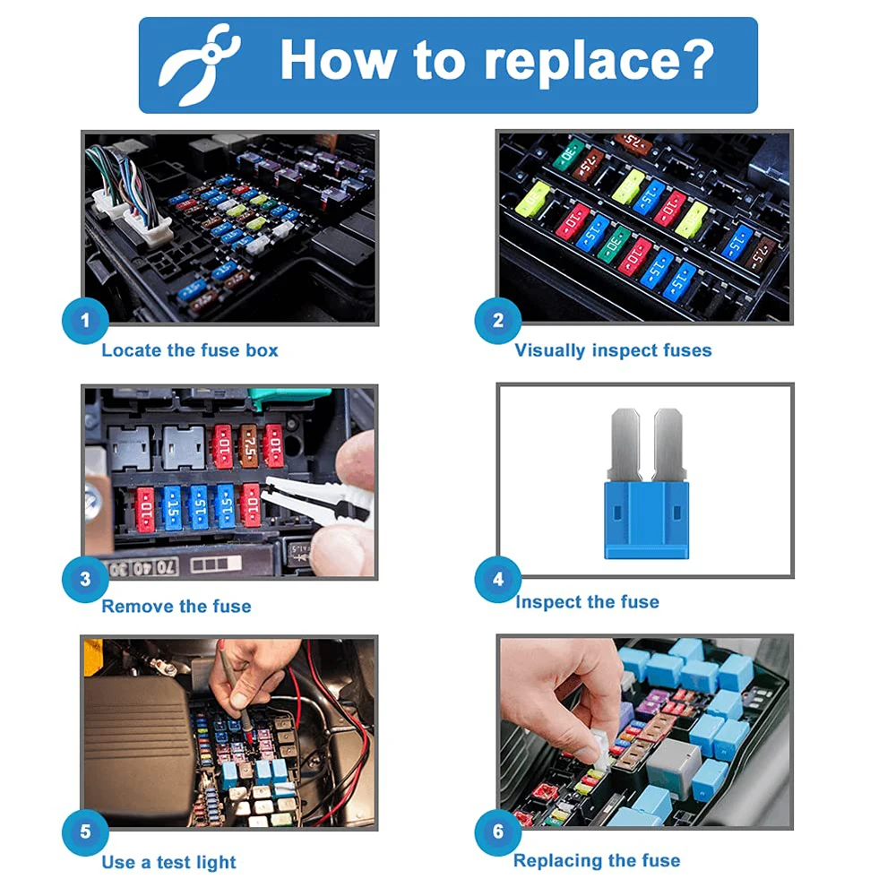Micro2 auto fuse-105 ATR blade fuse kit product combination 5A 7.5A 10A 15A 20A 25A 30A used for replacement of cars ships car fuses kit,circuit adapters and fuse set,glass fuse kit,marine fuse block