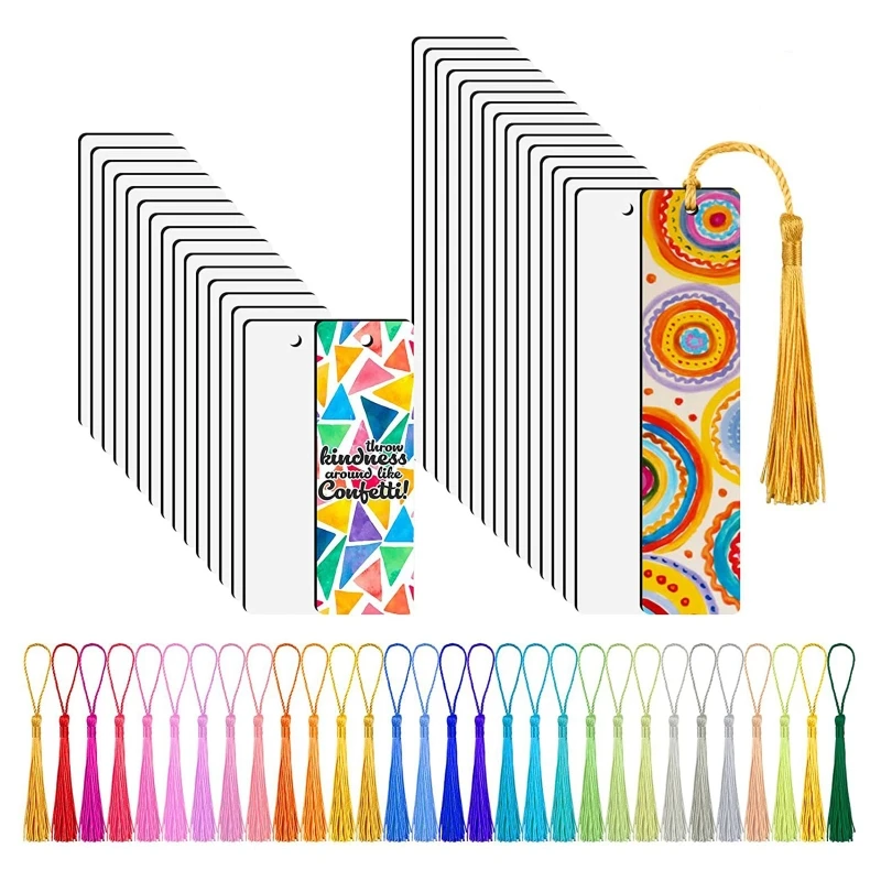 

Bookmarks Products with Colorful Tassel Diy Craft Projects Accessories