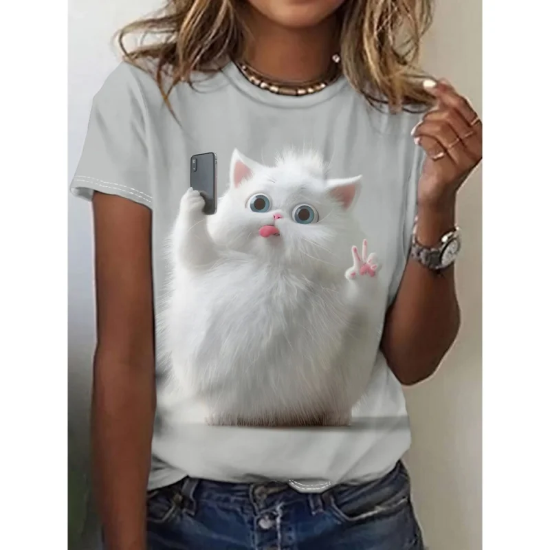 T-shirt Unisexe Imprimé 3D Paresseux (Sloth) - Multicolore - Taille Regular - Neuf