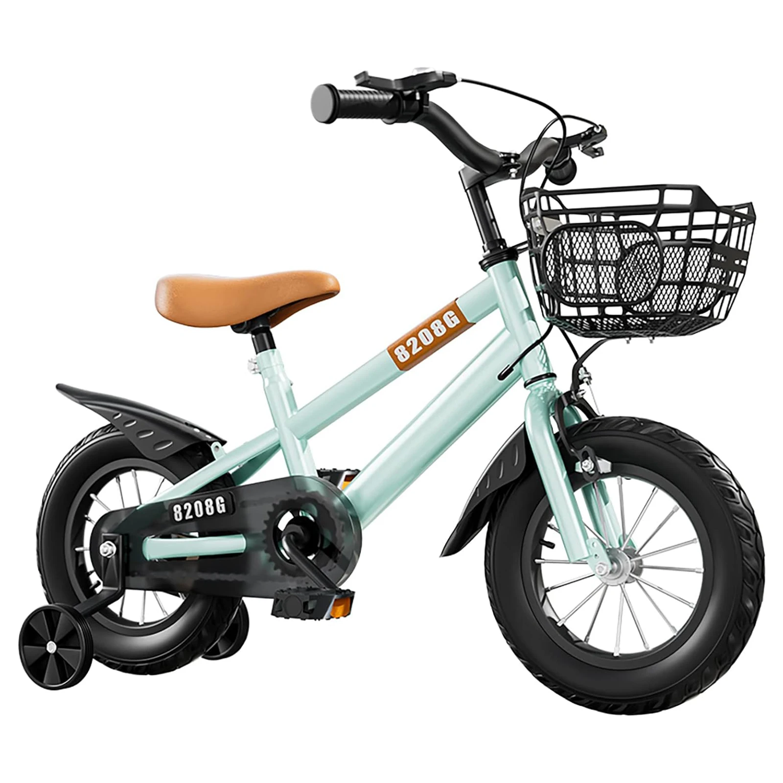 Bicicleta para niños para niñas de 3 a 7 años con ruedas de entrenamiento, cesta, bicicleta para niños, bicicleta para niños 2024