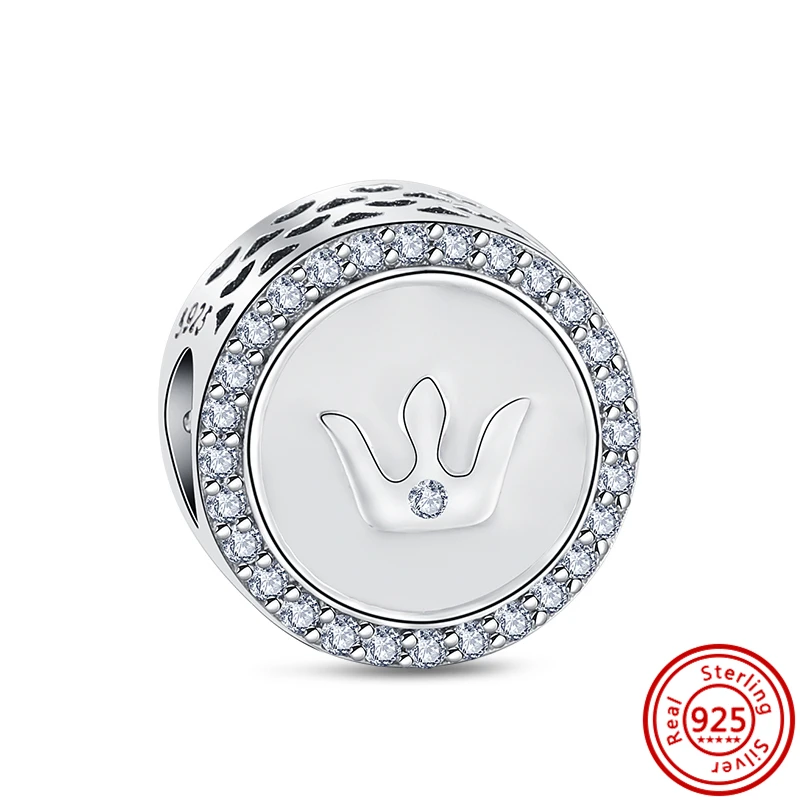 925 mincovní stříbro bohatý kněžna královna král koruna styl půvab korále vhodný originální pandoru náramek DIY ženy šperků příslušenství