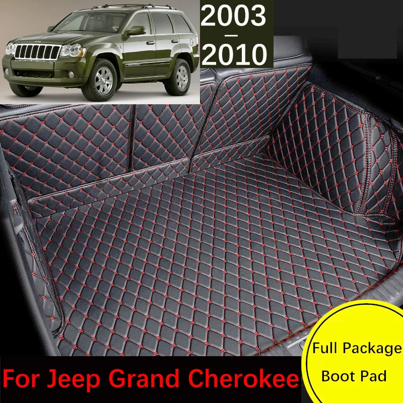 

Custom Leather Car Trunk Mat For Jeep Grand Cherokee WK 2003~2010 Waterproof Mat Tray Carpet Mud Car Accessories
