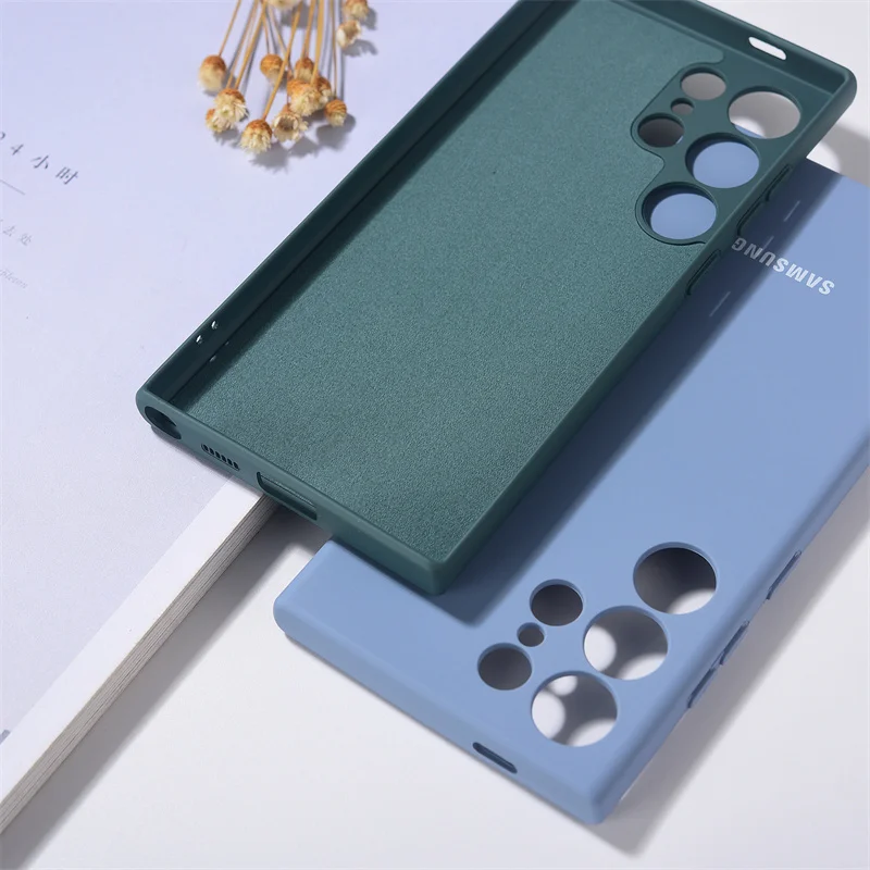 Soft Touch Liquid Silicone Protective Phone Case - Full Camera Protection, TPU Back Shell
