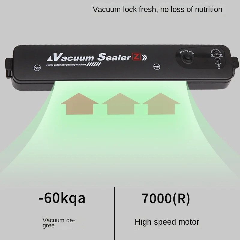 Vacuum Sealer Packaging Machine Food Vacuum Sealer Kitchen Plastic Sealing Machine Preservation Automatic Vacuum Sealing Machine