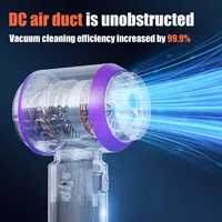 Aspirateur de voiture amélioré, puissant aspiration humide/sèche de 6000mAh, 70db, faible bruit, charge de Type C pour le nettoyage de la maison/voiture, souffleur Portable 5