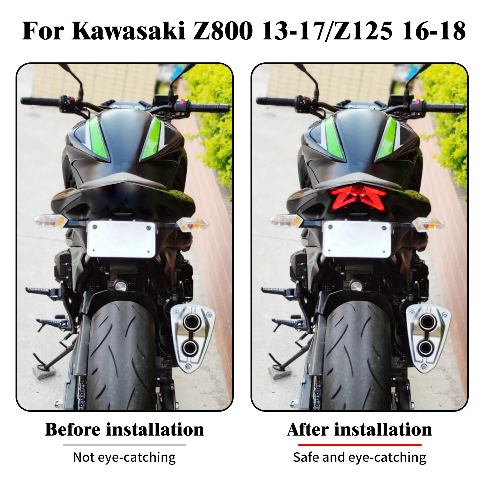 モーターサイクルウィンカー オートバイターンシグナルインジケーターカワサキ用 ZX10R 2006-2007 ZX6R 2005-2 バイク用  リアターンシグナル テールストップランプ に適合する ニンジャ ZX 6R ZX6R 2007 2008 バイクアクセサリ に適合する ニンジャ ZX  6R ZX6R 2007 2008 ... バイク用 リアターンシグナル テールストップランプ に適合する ニンジャ ZX 6R ZX6R 2007 2008