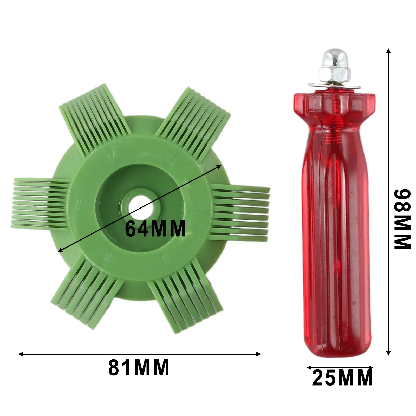 Cleaning Tools Radiator Fin Repair Comb Air Conditioner Car Cooling Condenser AC Cleanning Brush Evaporator Cooler