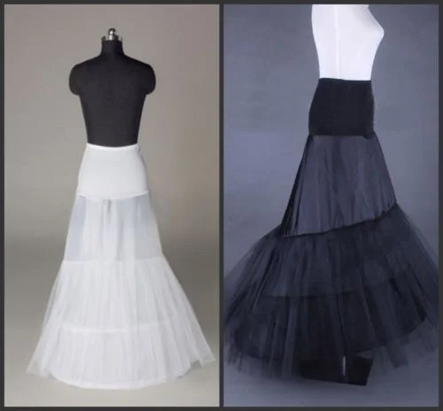 Black Bridal Petticoat Crinoline Underskirt Hoop Hoopless Mermaid Fishtail Stock petticoat skirt,petticoat underskirt,wedding underskirt,flower girl underskirt,wedding petticoat