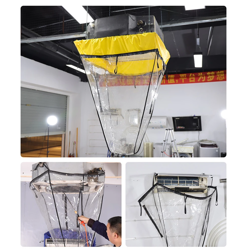 

Ceiling Air Conditioning Cleaning Cover Air Conditioning Cleaning Cover Cleaning Air Conditioning Water Receiving Cover AC Tool