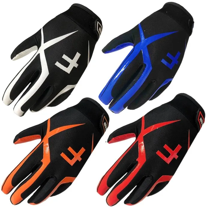 UOWEG Gants de rugby respirants pour enfants, gants de réception avec  silicone pour enfants et adolescents, chaussures de football garçon taille 3