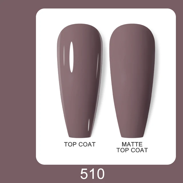 Arte Clavo 15ml Brown Coffee Color UV Gel For Nail Gel Nail Polish Varnish Hybrid Glitter Decoration Base Top Coat Set 510