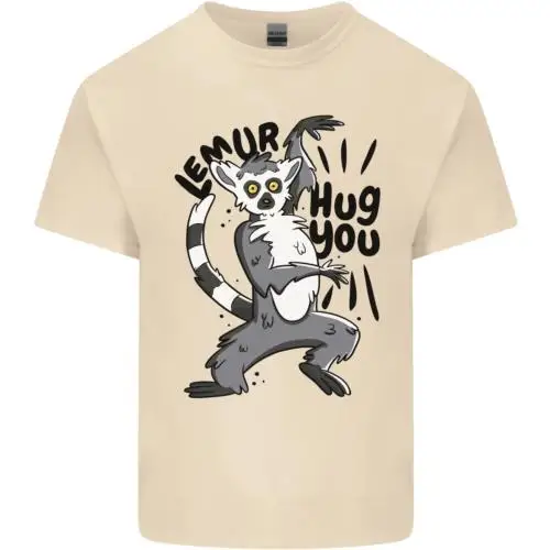 

Мужская хлопковая футболка Lemur Hug You