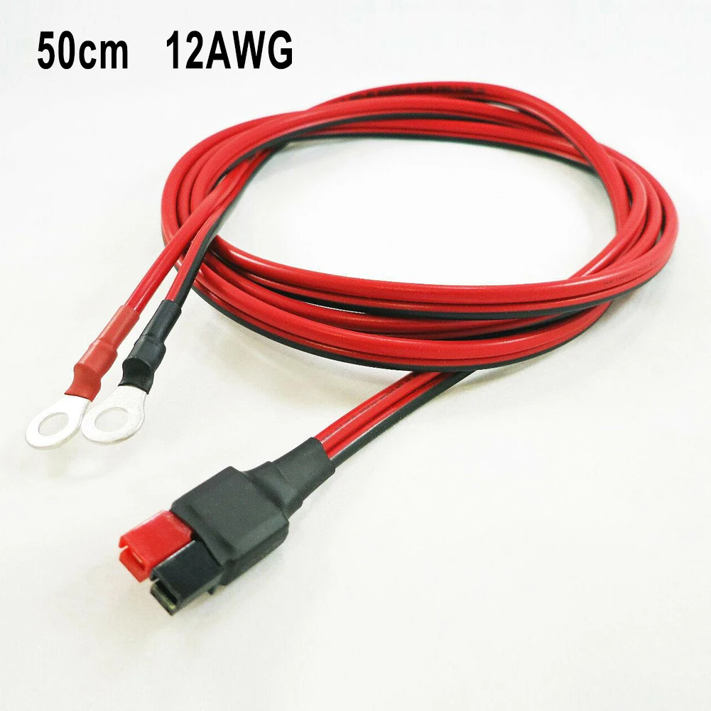 

12AWG Connector For Anderson Plug Lead To Lug M8 Terminal Battery Charging Connector Cable Electron Beam Cross Linking Agent