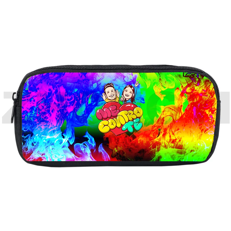 Canvas Me Contro Te 3D Print Makeup Bags Me Contro Te Pencil Case Forniture Scolastiche Cancelleria Travel Cosmetic Organizer Pen Box