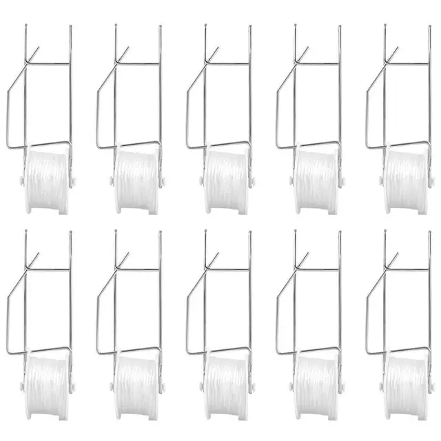 6/10Db Növényhörgős Horog Paradicsom Rácsos Hengerek Tartóhorgok Horgok Növényi Üvegházhatású Virág Szőlő