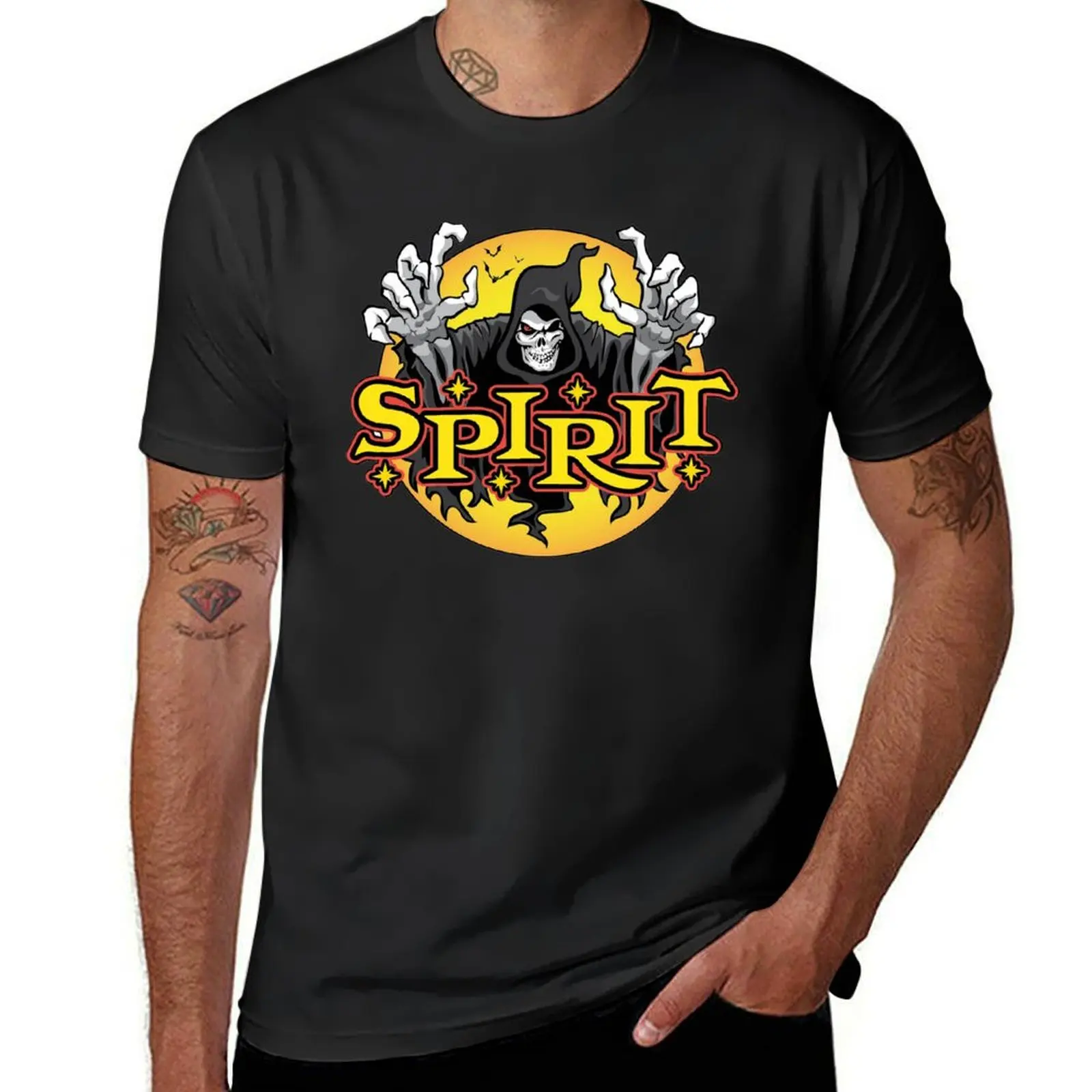 

Spirit Halloween T-Shirt vintage clothes Aesthetic clothing tees Short sleeve tee men