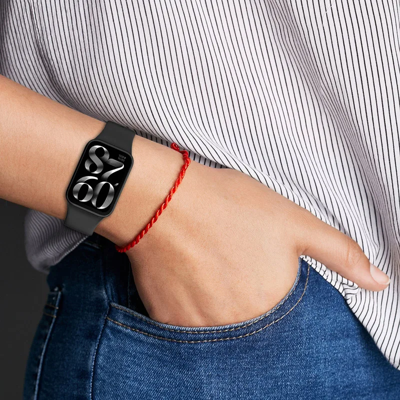 Sport Silicone Strap Bracelet for Smart Watches - Durable Rubber Wristband Accessories